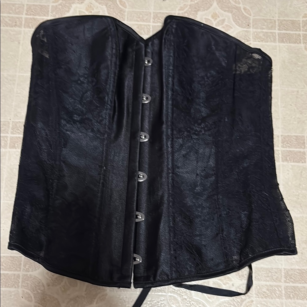 Black Lace Corset